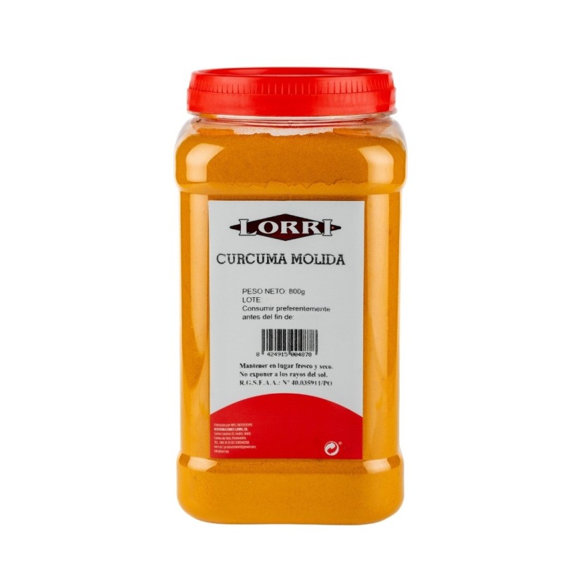 BOTE hostelería  CURCUMA MOLIDA 800g Lorri