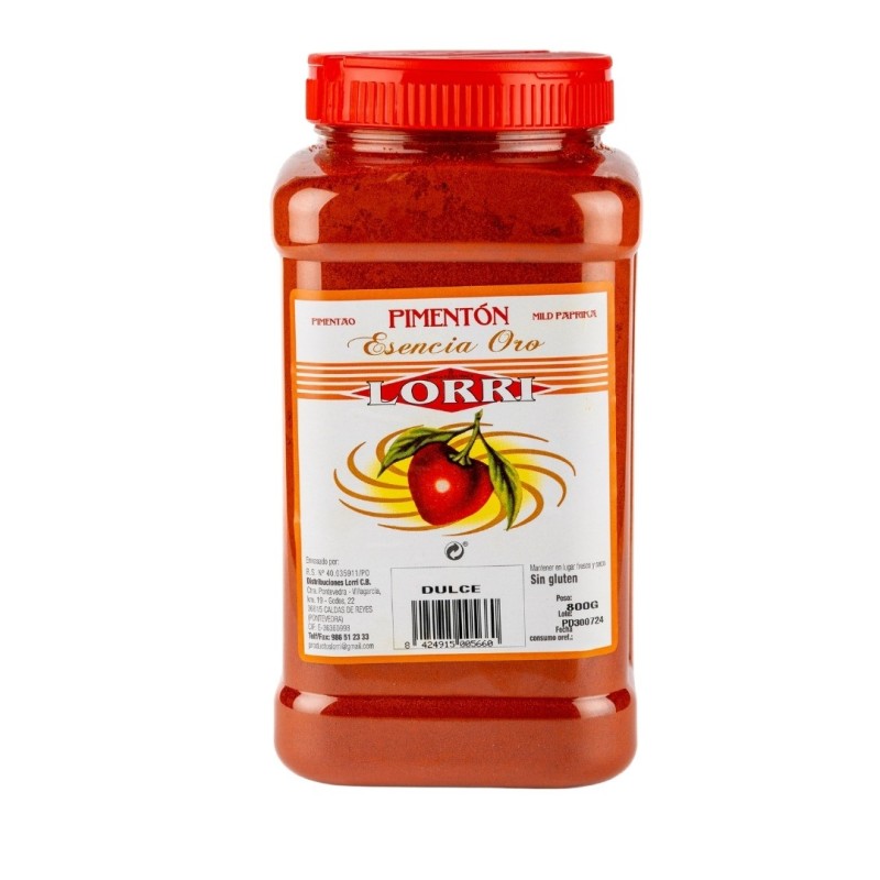 BOTE Hostelería  PIMENTÓN PICANTE  ESENCIA ORO 800g Lorri